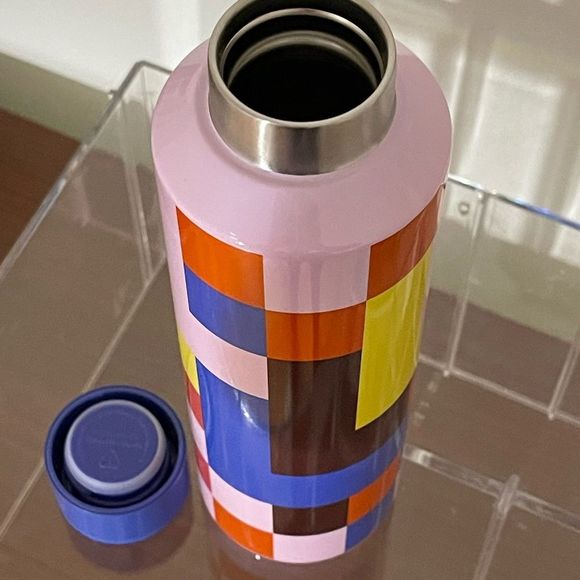 💚NWT STARBUCKS Target LE 2021 Summer, Rare, Stainless S Pixels Water Bottle - Picture 4 of 7